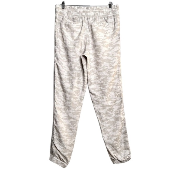 ATHLETA Cabo Tide Linen Joggers in Neutral Camo Size 10T — Quiet Luxury!!! - Picture 3 of 9